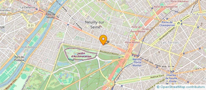 localisation de l'entreprise SCP MONTROUILLET PARISIS à NEUILLY-SUR-SEINE