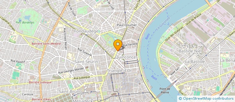 localisation de l'entreprise SCP MOULIN-BOUDARD  BORDEAUX