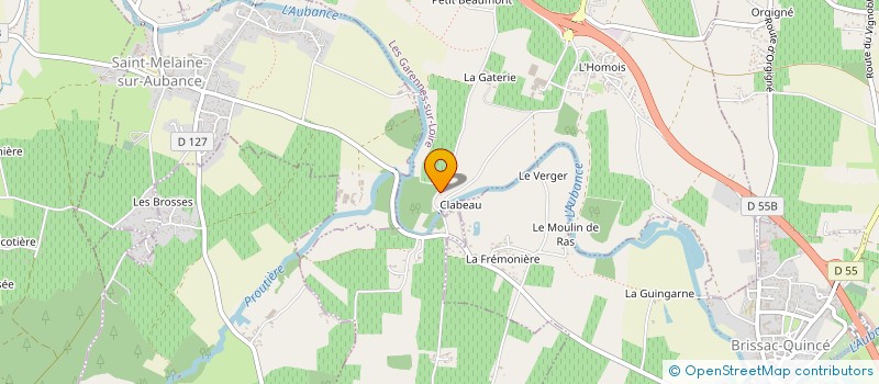 localisation de l'entreprise SCP MOULIN DE L HOMME à GENNES-VAL-DE-LOIRE