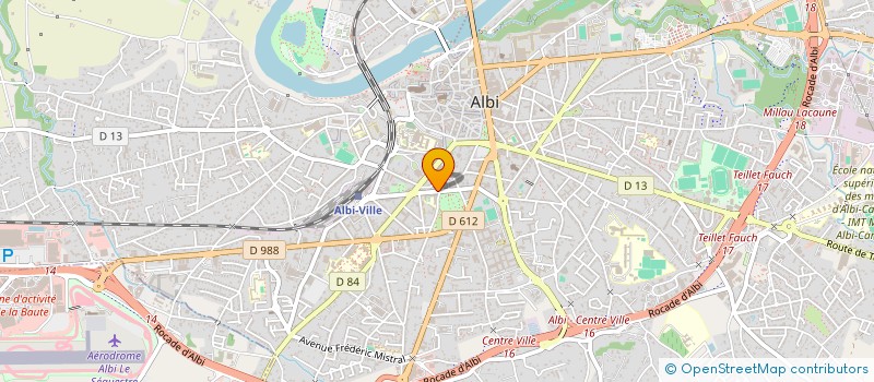 localisation de l'entreprise SCP NADAL CARRERE MEHAY ET RAZES à ALBI