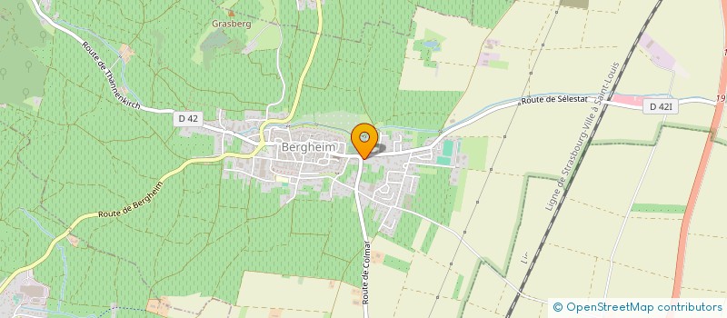 localisation de l'entreprise SCP NATHALIE ZANETTE ET ARNAUD MICHEL  BERGHEIM