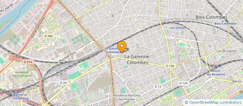 localisation de l'entreprise SCP NEPHROLOGUES 92 NORD DES DOCTEURS HAFI, BOULA ET BESSON à LA GARENNE-COLOMBES