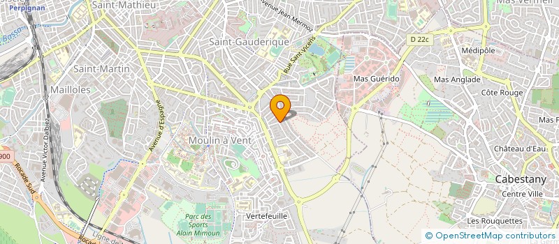 localisation de l'entreprise SCP NJ à PERPIGNAN