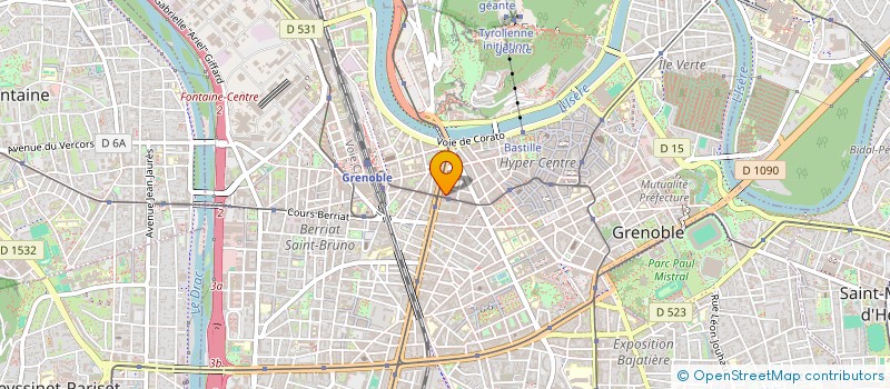 localisation de l'entreprise SCP NOELLE SAUNIER- VAUTRIN - VERONIQUE LUISET à GRENOBLE