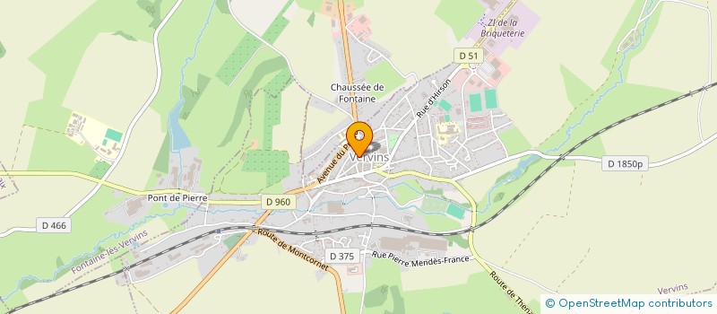 localisation de l'entreprise SCP NOTAIRES DUCHENE ET DUTRIEZ à VERVINS