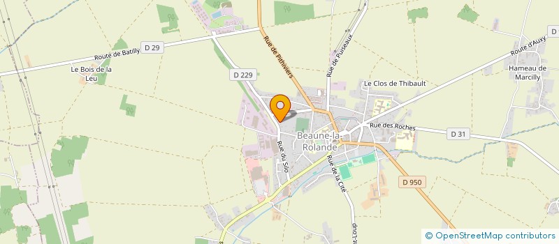 localisation de l'entreprise SCP OLIVIER GIRAUD ET AGNES LANGET à BEAUNE-LA-ROLANDE