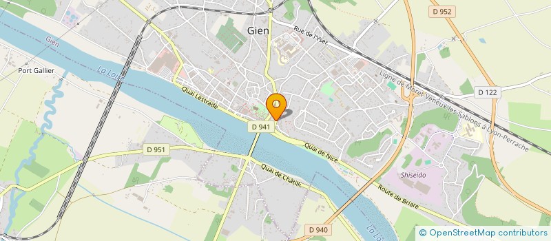 localisation de l'entreprise SCP PATRICK THARAUD HUISSIER DE JUSTICE à GIEN