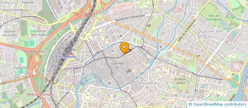localisation de l'entreprise SCP PAUL HEINRICH VALERIE BIRY à STRASBOURG