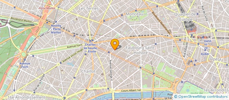 localisation de l'entreprise SCP PAVILLON WASHINGTON  PARIS