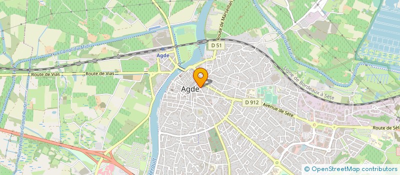 localisation de l'entreprise SCP PECH-PRATS à AGDE