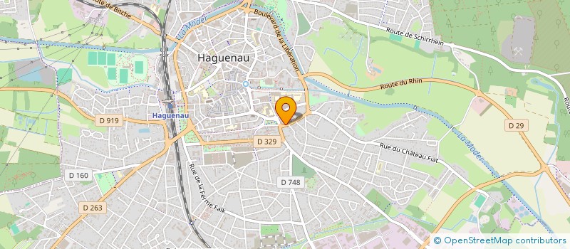 localisation de l'entreprise SCP PELTIER - HAGENMULLER à HAGUENAU