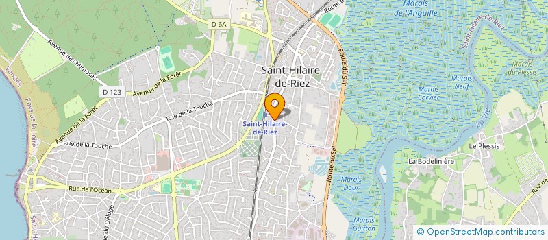 localisation de l'entreprise SCP PEREDO à SAINT-HILAIRE-DE-RIEZ