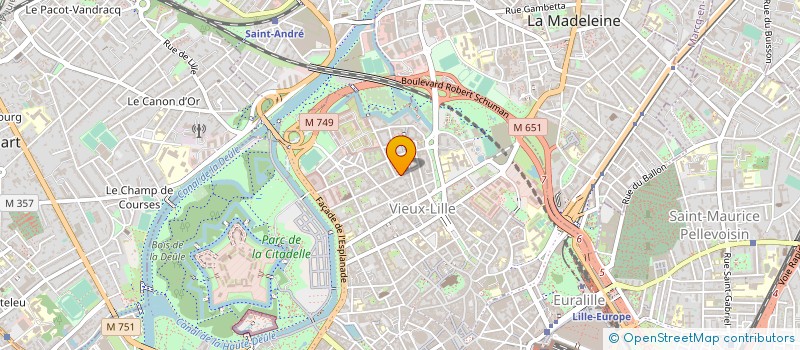 localisation de l'entreprise SCP PERREAU à LILLE