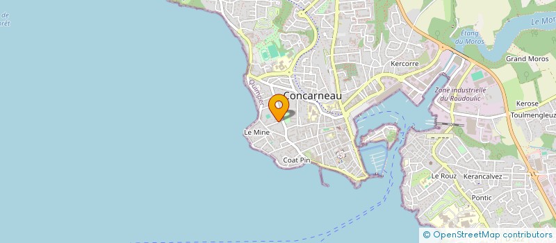 localisation de l'entreprise SCP PETITE ILE  CONCARNEAU