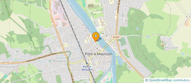 localisation de l'entreprise SCP PETITPAS CHIRURGIEN DENTISTE SPECIAL à PONT-A-MOUSSON
