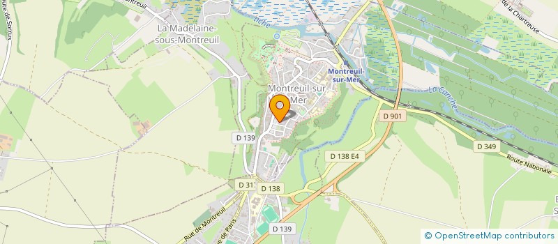 localisation de l'entreprise SCP PHILIPPE HERNU  MONTREUIL-SUR-MER