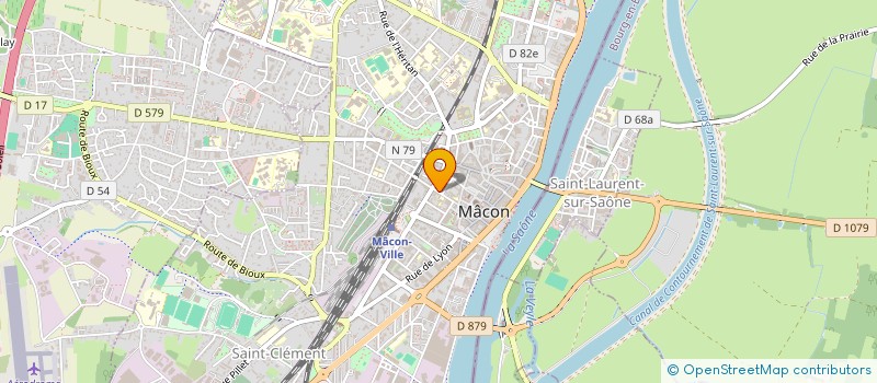 localisation de l'entreprise SCP PHILIPPE MATRAT HUISSIER DE JUSTICE ASSOCIE à MACON