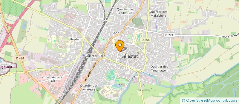 localisation de l'entreprise SCP PIERRE ET CHRISTOPHE SCHNEIDER à SELESTAT