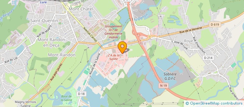 localisation de l'entreprise SCP PIERRE-HENRI BARRAIL - EMILIE POIROT SOCIETE CIVILE PROFESSIONNELLE D'AVOCATS  LURE