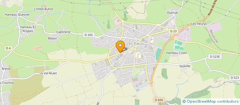 localisation de l'entreprise SCP PIERRE HORVAIS ET SOPHIE MAHIER NOTAIRES ASSOCIES  LES PIEUX