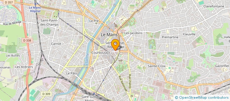 localisation de l'entreprise SCP PIGEAU CONTE MURILLO VIGIN GAZEAU  LE MANS