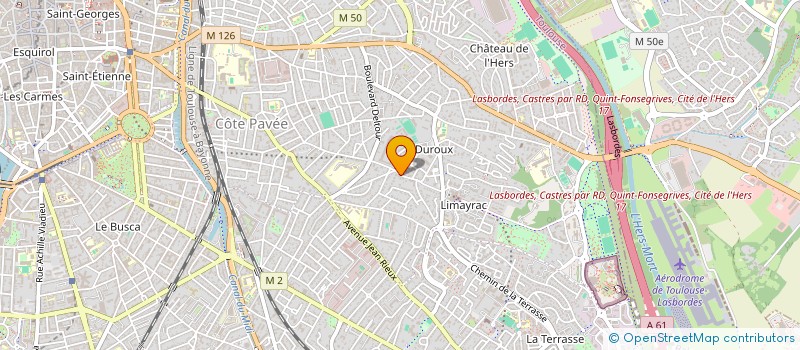 localisation de l'entreprise SCP PIQUEMAL ET ASSOCIES à TOULOUSE