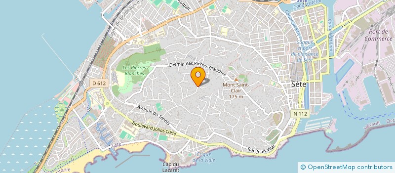 localisation de l'entreprise SCP PLAISANCE IMMOBILIER à SETE