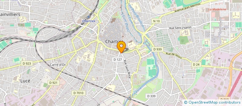 localisation de l'entreprise SCP POISSON & CORBILLE-LALOUE à CHARTRES