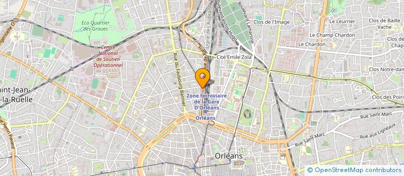 localisation de l'entreprise SCP PONTRUCHE - MONANY ET ASSOCIES  ORLEANS