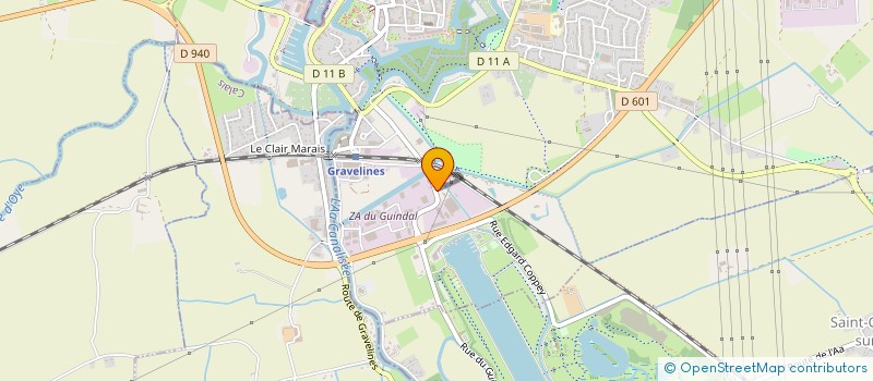 localisation de l'entreprise SCP PREDAM à GRAVELINES