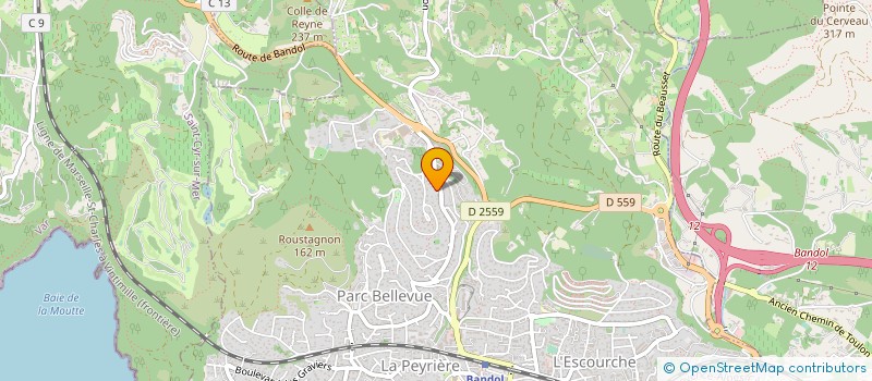 localisation de l'entreprise SCP RAPHAEL BOTTE, VIRGINIE PILLON, MAXIME PEPRATX, HUISSIERS DE JUSTICE ASSOCIES à BANDOL
