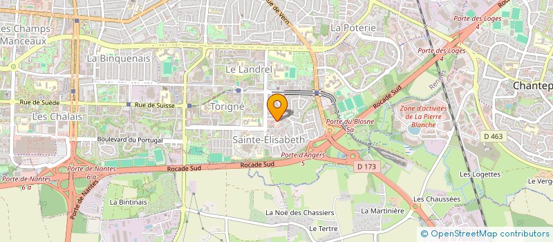 localisation de l'entreprise SCP REMY BONFILS & XAVIER MORAND à RENNES
