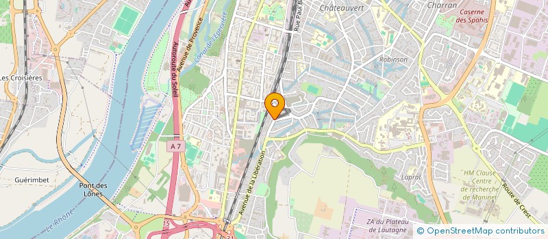 localisation de l'entreprise SCP REMY ET FAURE GEOMETRES - EXPERTS ASSOCIES  VALENCE
