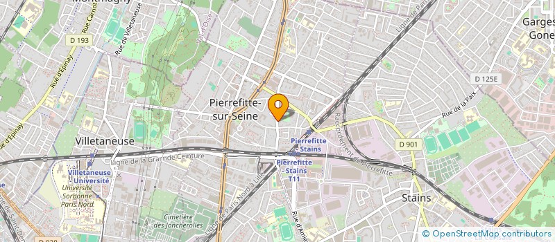 localisation de l'entreprise SCP RENARD à PIERREFITTE-SUR-SEINE