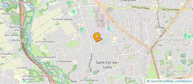 localisation de l'entreprise SCP RESIDENCE LE CLOS VOLANT  SAINT-CYR-SUR-LOIRE