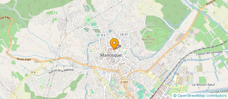 localisation de l'entreprise SCP REY BERNARD ET MIREILLE à MANOSQUE