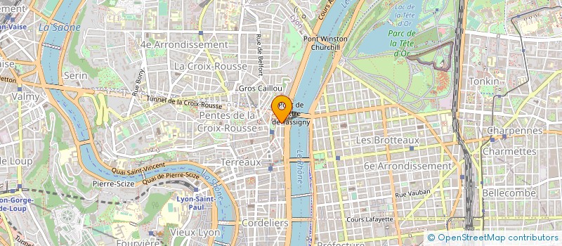 localisation de l'entreprise SCP ROBIN-VERNET à LYON