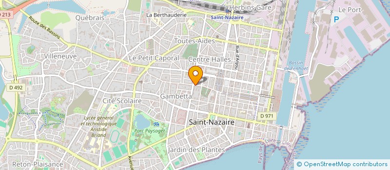 localisation de l'entreprise SCP ROY - BRETECHER - ANEZO  SAINT-NAZAIRE