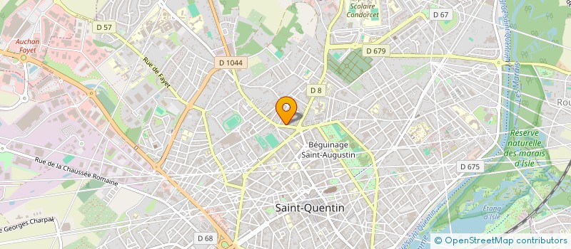 localisation de l'entreprise SCP  S.CACHEUX - A.BERTHELOT  SAINT QUENTIN