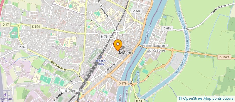 localisation de l'entreprise SCP SAGGIO CHARRET & ASSOCIES à MACON