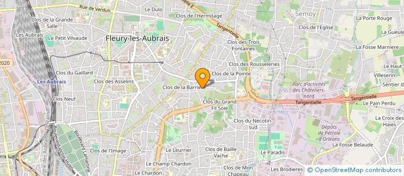 localisation de l'entreprise SCP SAINT MATTHIEU à ORLEANS