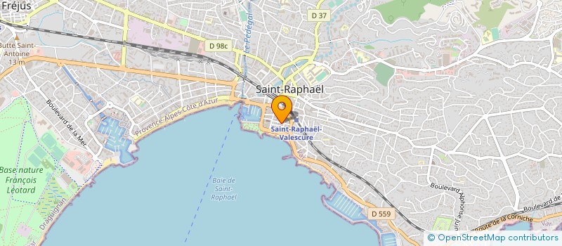 localisation de l'entreprise SCP SEBASTIEN GUENOT à SAINT-RAPHAEL