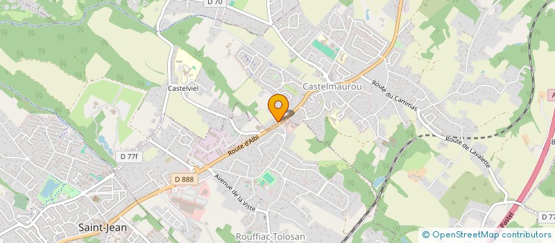 localisation de l'entreprise SCP SOUBIRAC CHANCHEVRIER LOCATELLI  CASTELMAUROU