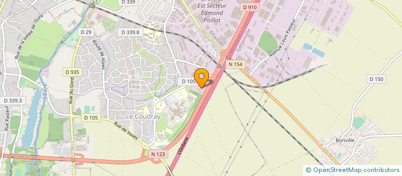 localisation de l'entreprise SCP SOUCHON - CATTE - LOUIS - PLAINGUET à LE COUDRAY