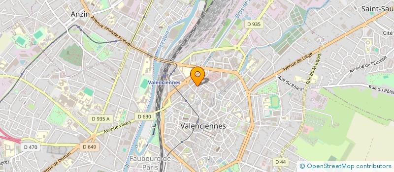 localisation de l'entreprise SCP SPEDER-DUSART-FIEVET-MAILLARD à VALENCIENNES