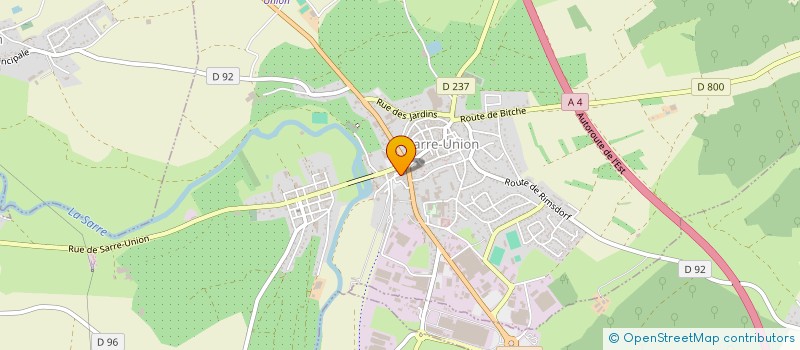 localisation de l'entreprise SCP SPIESS GERARD KOEHL CHRIST  SARRE-UNION