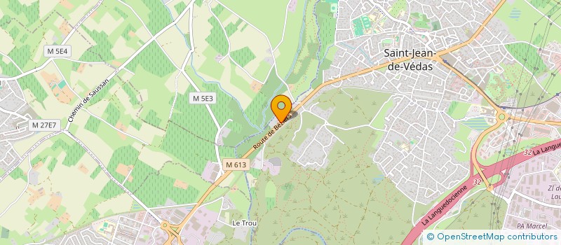 localisation de l'entreprise SCP ST JOSEPH  SAINT-JEAN-DE-VEDAS