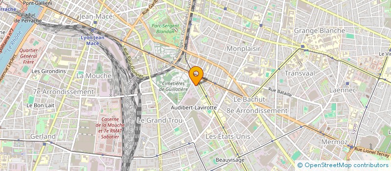 localisation de l'entreprise SCP STAR  LYON