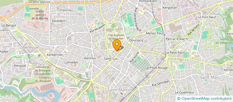 localisation de l'entreprise SCP STIFELLOU  BREST