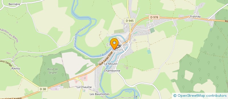 localisation de l'entreprise SCP SYLVIE GUYARD ET DENIS BLOIN à CHATILLON-EN-BAZOIS